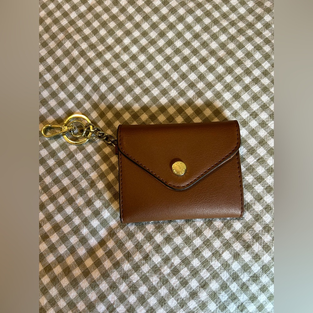 Michael Kors key chain card wallet leather